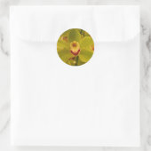 Sticker Rond Orchid Green Cymbidium (Sac)