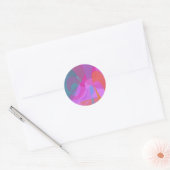 Sticker Rond Orchidée à fleurs (Enveloppe)