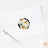 Sticker Rond Orchidée - Miltoniopsis - Les Trois Amis (Enveloppe)
