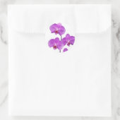 Sticker Rond Orchidée rev2 pourpre 600 (Sac)