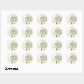 Sticker Rond Orchideen (Feuille)