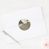 Sticker Rond Orchidées en fleurs 2 (Enveloppe)