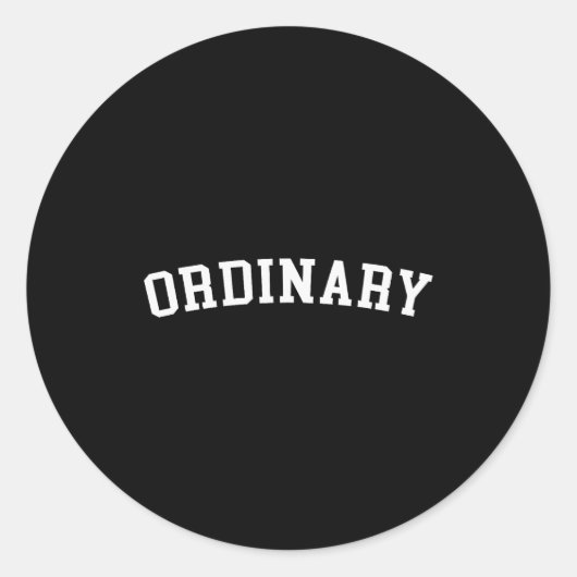 Sticker Rond Ordinaire (Devant)