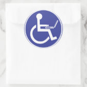 STICKER ROND ORDINATEUR PORTABLE DÉSACTIVÉ (Sac)