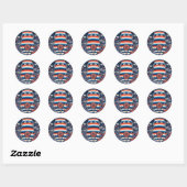 Sticker Rond Ordinateur portable Navy Kat (Feuille)