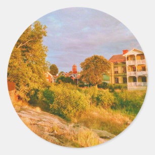 Sticker Rond Öregrund, Roslagen, Suède