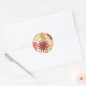 STICKER ROND ORGANIC SUN (Enveloppe)