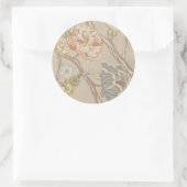 Sticker Rond Organza Chintz Floral Design (Sac)