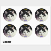 STICKER ROND ORGO (Feuille)