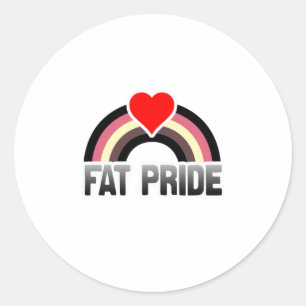 Sticker Rond Orgueil des gros