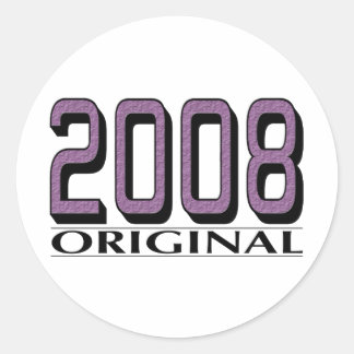 Sticker Rond Original 2008
