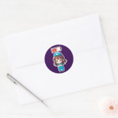 Sticker Rond Original Chibi Nurse 3.0 - Powerless (Enveloppe)