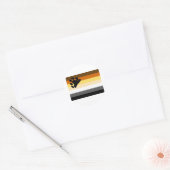 STICKER ROND ORIGINAL DU DRAPEAU D'OURS (Enveloppe)