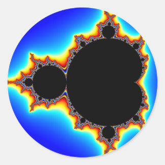 Sticker Rond Original Mandelbrot Set 03 - Fractal