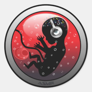 Sticker Rond Origines ASMR