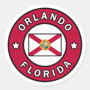Sticker Rond Orlando Floride
