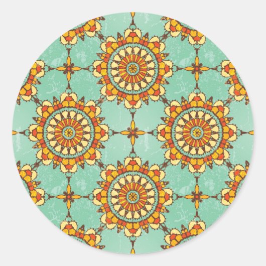 Sticker Rond Ornamental (Devant)