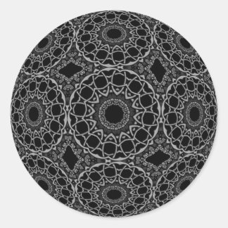 Sticker Rond Ornat de perfection de l'eau