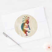 Sticker Rond Ornements de KOKOPELLI + vos idées (Enveloppe)