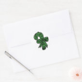 Sticker Rond Ornements vintages (Enveloppe)