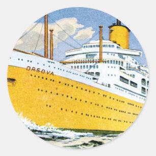 Sticker Rond Orsova de la ligne Orient