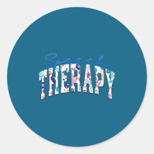 Sticker Rond Orthophonie Orthophoniste Langage