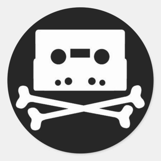Sticker Rond os-n-bandes (Devant)