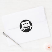 Sticker Rond os-n-bandes (Enveloppe)