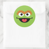 Sticker Rond Oscar Face Art (Sac)
