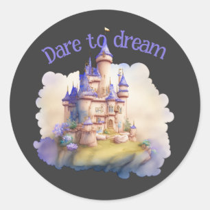 Sticker Rond Oser rêver