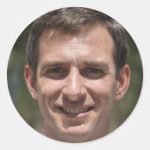 Sticker Rond Oser rêver (Devant)