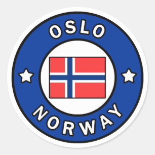 Sticker Rond Oslo Norvège