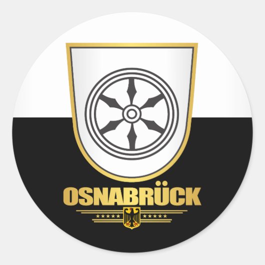 Sticker Rond Osnabruck (Devant)