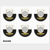 Sticker Rond Osnabruck (Feuille)