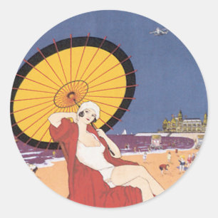 Sticker Rond Ostende - Belgique