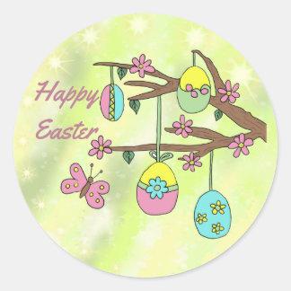 Sticker Rond ostern 