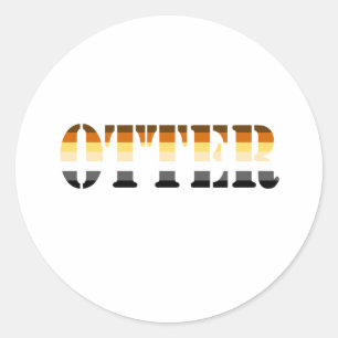 STICKER ROND OTTER