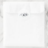 Sticker Rond Otter Angel (Sac)