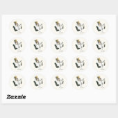 Sticker Rond Où sont les monstres | Max (Feuille)