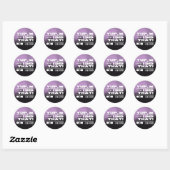 Sticker Rond Ouais j'ai fait ça (Feuille)