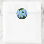 Sticker Rond oublie -me -non (Sac)