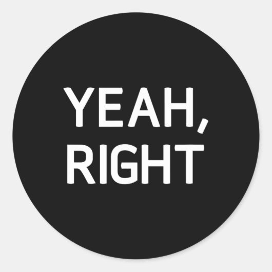 Sticker Rond Oui (Devant)