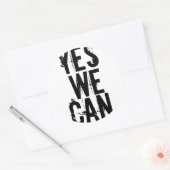 Sticker Rond OUI NOUS POUVONS coller (Enveloppe)