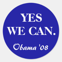 OUI NOUS POUVONS., Obama '08