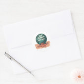 Sticker Rond Our Planet Can’t Wait – Climate Action (Enveloppe)