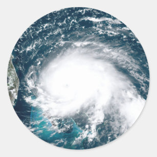 Sticker Rond Ouragan au large des côtes de Floride