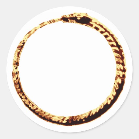 Sticker Rond Ouroboros (Devant)