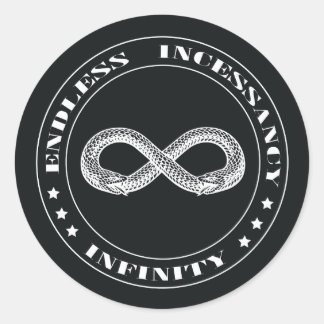 Sticker Rond Ouroboros