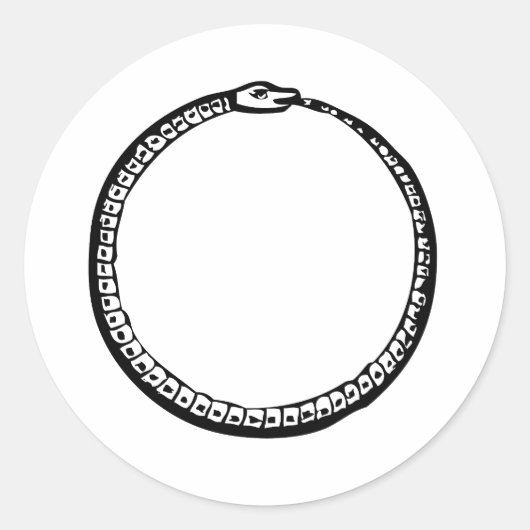 Sticker Rond Ouroboros (Devant)