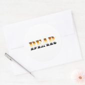 STICKER ROND OURS (Enveloppe)